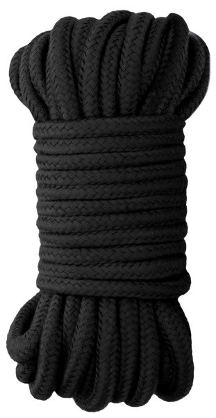 Веревка для бондажа Japanese Rope - 10 м., цвет: черный