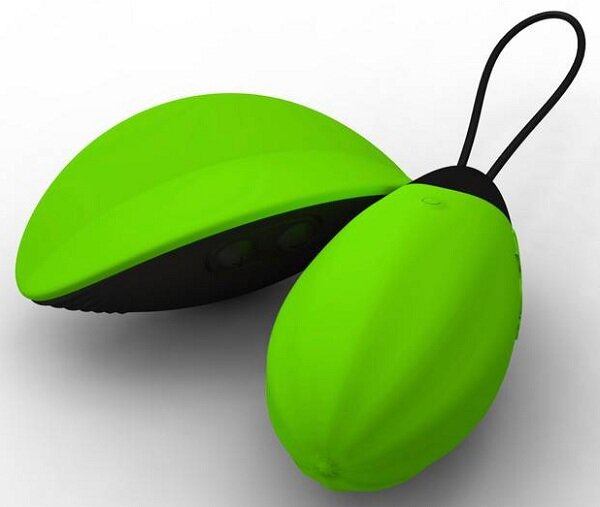Вибродынька Bibi, реагирующая на наклоны пульта, цвет: зеленый