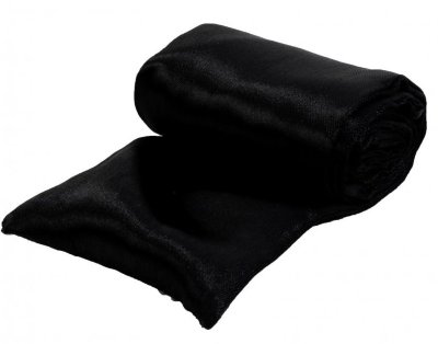 Атласная лента для связывания - 1,4 м., цвет: черный