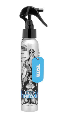 Спрей Tom of Finland Deep Throat Spray для легкого проникновения во время орального секса - 118 мл.