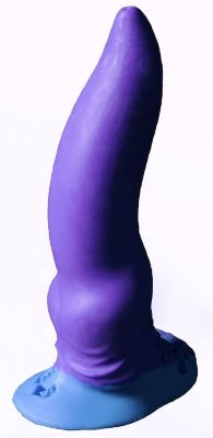 Фаллоимитатор Зорг mini - 17 см, цвет: фиолетовый