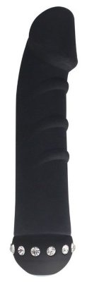 Вибратор SPARKLE SUCCUBI VIBRATING DONG - 14,5 см, цвет: черный