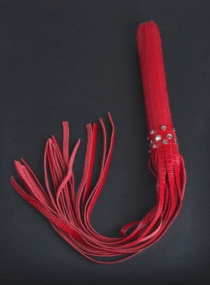 Плеть Ракета с хвостами, цвет: красный - 65 см