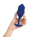 Пробка для ношения с вибрацией b-Vibe Vibrating Snug Plug 4, цвет: синий