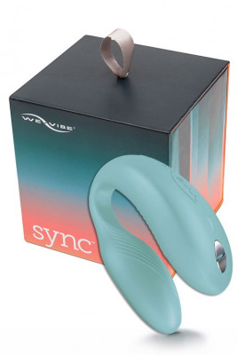 Вибромассажер для пар We-Vibe Sync Aqua на радиоуправлении