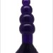 Гелевая анальная елочка, цвет: фиолетовый - 17 см