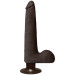 Вибратор Doc Johnson The Realistic Cock ULTRASKYN Vibrating 9" Slim, цвет: коричневый - 26,1 см