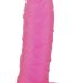 Фаллоимитатор XSKIN 7 PVC DONG TRANSPARENT PINK - 18 см, цвет: розовый