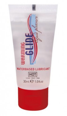 Смазка Warming Glide Liquid Pleasure на водной основе с согревающим эффектом, 30 мл.