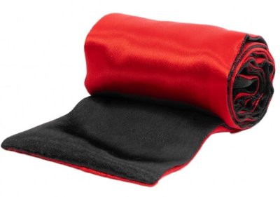 Атласная лента для связывания - 1,4 м., цвет: черно-красный
