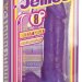 Фаллос на присоске CRYSTAL JELLIES - 20,5 см, цвет: фиолетовый