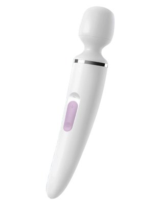 Вибратор Satisfyer Wand-er Woman, цвет: белый