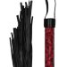 Многохвостовая гладкая плеть Luxury Whip - 38,5 см, цвет: красно-черный