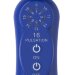 Универсальный массажер Silicone Massage Wand - 20 см, цвет: синий