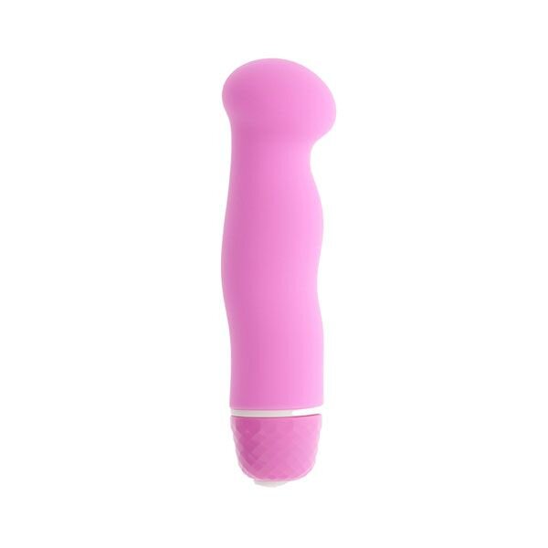 Мини-вибратор Microscopic Mini Updo, цвет: розовый - 12,5 см