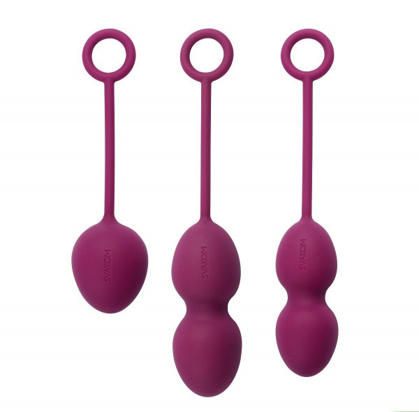 Набор вагинальных шариков Svakom Nova Ball со смещенным центром тяжести, цвет: фиолетовый