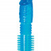 Насадка-ершик Penis Sleeve Stretchable, цвет: синий - 16,5 см