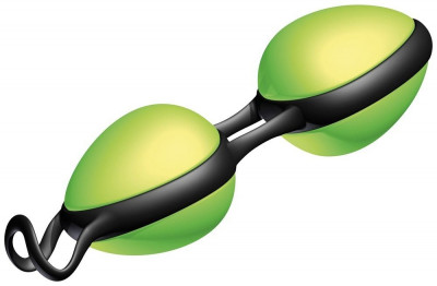 Вагинальные шарики Joyballs Secret Green-Black, цвет: зеленый