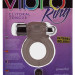 Эрекционное кольцо Vibro Ring Clitoral Tongue Black, цвет: дымчатый