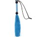 Мини-плеть Silicone Flogger Whip, цвет: голубой - 25,6 см