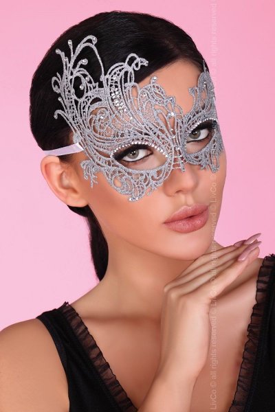 Ажурная маска Mask Silver, цвет: серебристый