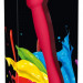 Фаллоимитатор Colorful Joy, цвет: красный - 21,5 см