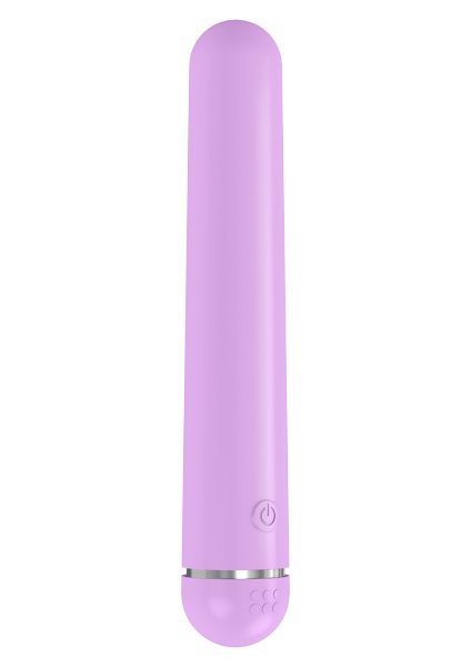 Классический вибратор F5 - 18 см, цвет: розовый