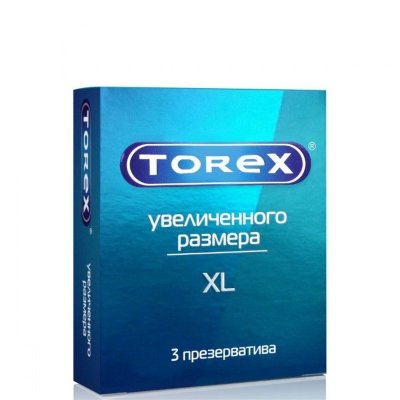 Презервативы Torex  Увеличенного размера  - 3 шт.