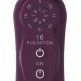 Универсальный массажер Silicone Massage Wand - 20 см, цвет: фиолетовый