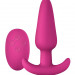 Анальная вибропробка Luxe Zenith Wireless Plug Pink с пультом ДУ, цвет: розовый - 9,9 см