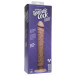 Вибратор Doc Johnson The Realistic Cock ULTRASKYN Without Balls Vibrating 10", цвет: кофейный - 29,2 см