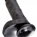 Фаллоимитатор Pipedream 8 Cock with Balls, цвет: черный - 21,3 см