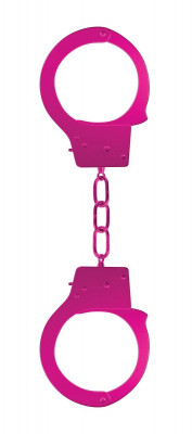 Наручники OUCH! Beginner's Handcuffs Pink, цвет: розовый