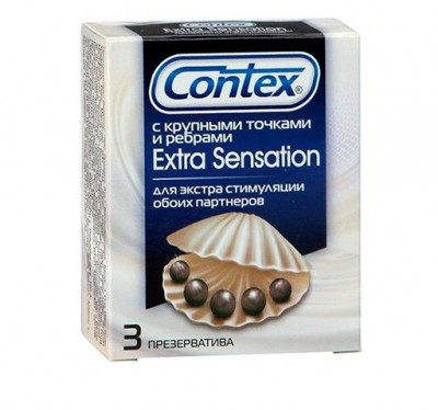Презервативы Contex Extra Sensation - 3 шт.