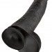Фаллоимитатор Pipedream 15 Cock with Balls, цвет: черный - 40,6 см