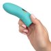 Вибронасадка на палец Marvelous Tickler - 10,25 см, цвет: бирюзовый