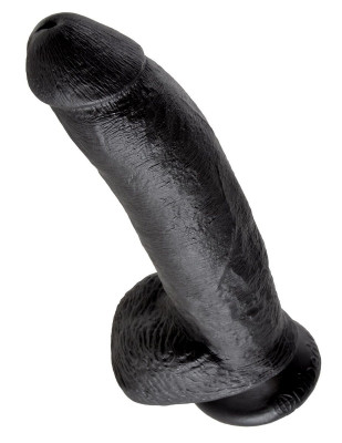 Фаллоимитатор Pipedream 9 Cock with Balls, цвет: черный - 22,9 см