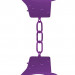 Наручники OUCH! Beginner's Handcuffs Purple, цвет: фиолетовый