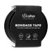 Лента для бондажа Easytoys Bondage Tape - 20 м., цвет: черный