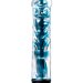 Классический вибратор TOYFA Trio Vibe - 18 см, цвет: голубой