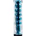 Классический вибратор TOYFA Trio Vibe - 18 см, цвет: голубой