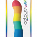 Фаллоимитатор Colours Pride Edition 6 Wave Dildo - 19 см