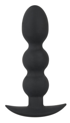Анальная елочка Black Velvets Heavy Beads - 13,3 см