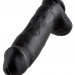 Фаллоимитатор Pipedream 12 Cock with Balls, цвет: черный - 30,5 см