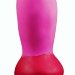 Фаллоимитатор Стаффорд medium - 24 см, цвет: розово-красный