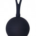 Вагинальные шарики Black Velvets Balls с петлей, цвет: черный