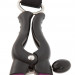 Пажи для чулок с зажимами для половых губ Bad Kitty Suspender Straps with Clamps