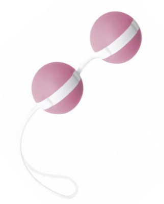 Вагинальные шарики Joyballs Trend Rosé-White, цвет: нежно-розовый