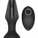 Анальный вибромассажер N 81 Rechargeable Remote Controlled Butt Plug - 14 см, цвет: черный