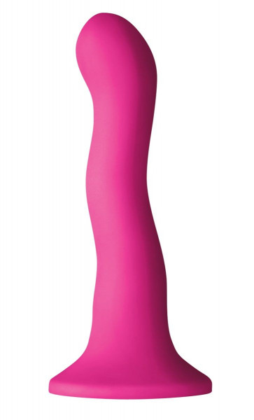 Фаллоимитатор Shi/Shi Ripple 6 Dildo, цвет: розовый - 19 см